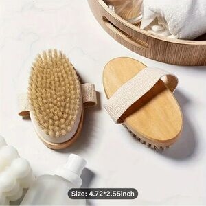 Wooden Body Brush for Dry and Wet Skin Exfoliation